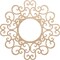 Ekena Millwork Reims Wood Fretwork Pierced Ceiling Medallion, Alder, 34"OD x 13"ID x 3/8"T CMWP34X34X0375REAL - alternate 1